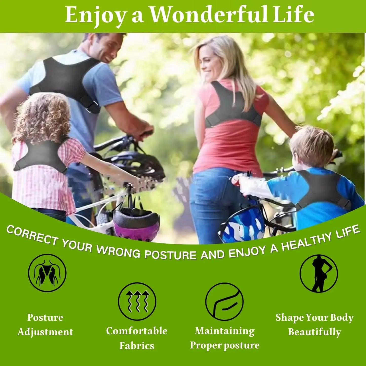 Ergonomic Posture Corrector & Back Support