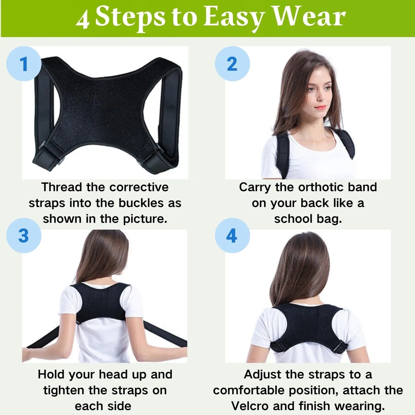 Ergonomic Posture Corrector & Back Support